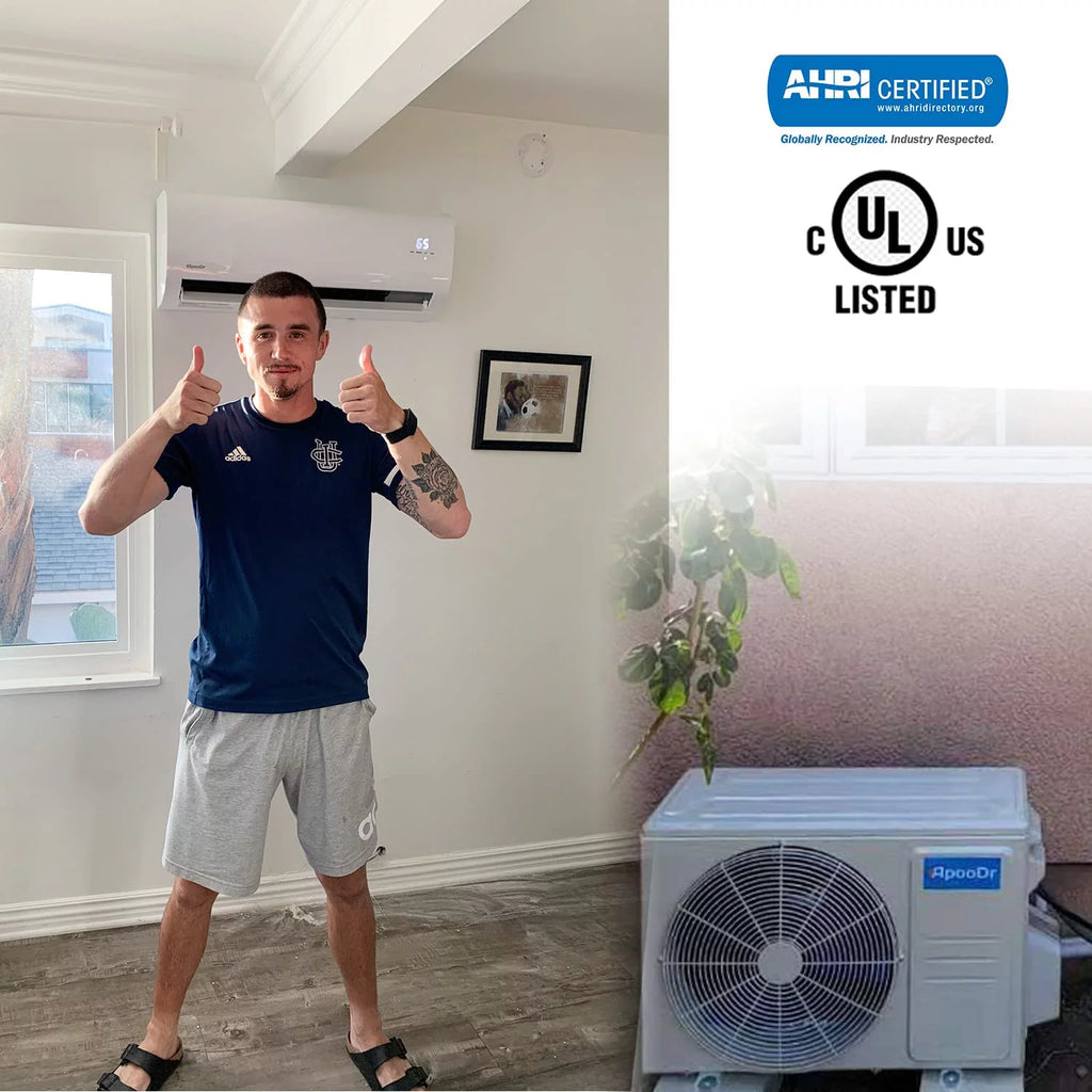 12000 BTU Mini Split Air Conditioner with Heat Pump U183