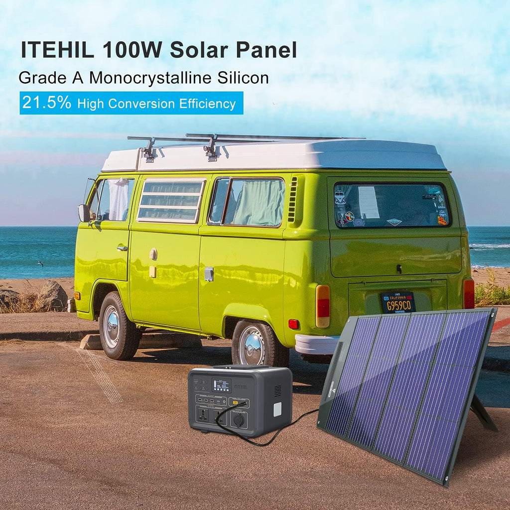 100W 18 Volt Monocrystalline Foldable Solar Panel N8730