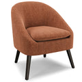 Rust Fabric Accent Chair W627