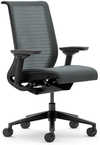 Black 3D Knit Back Chair Q3344