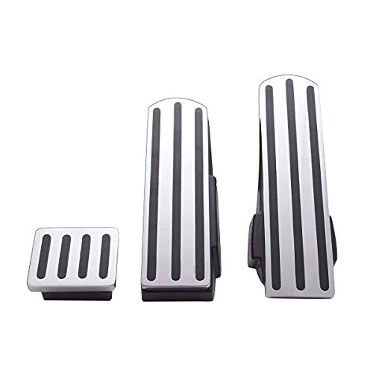 Chrome Pedal Set Black Insert S57938