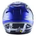 Blue Full Face Motorcycle Helmet T27176