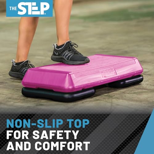 Exercise Step Platform with 2 Risers Y126