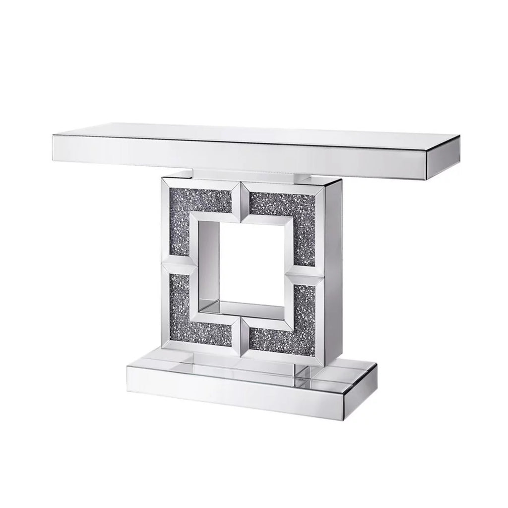 Wood and Mirror Console Table H802