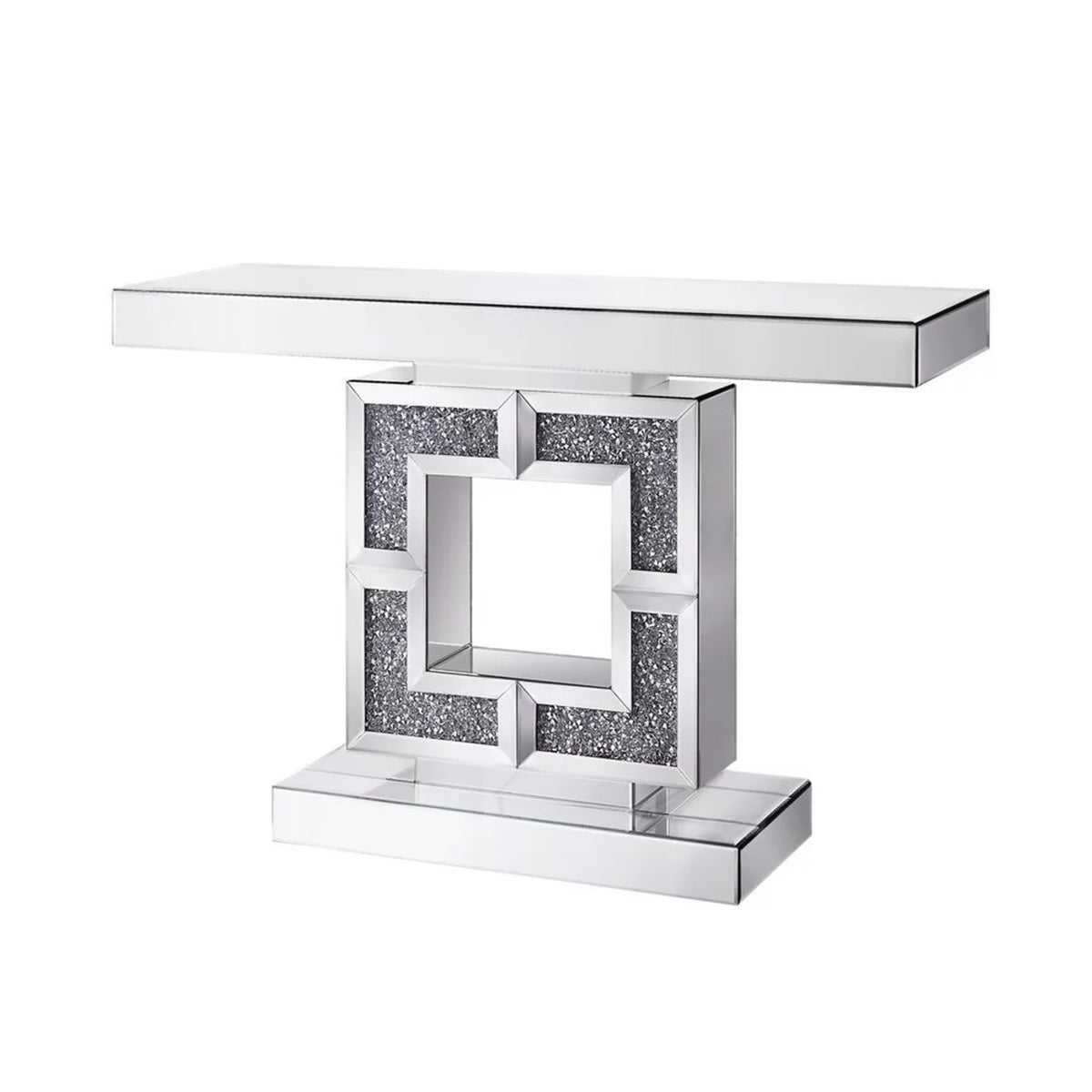Wood and Mirror Console Table H802