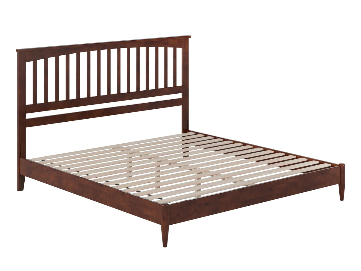 King Solid Wood Low Profile Platform Bed K312