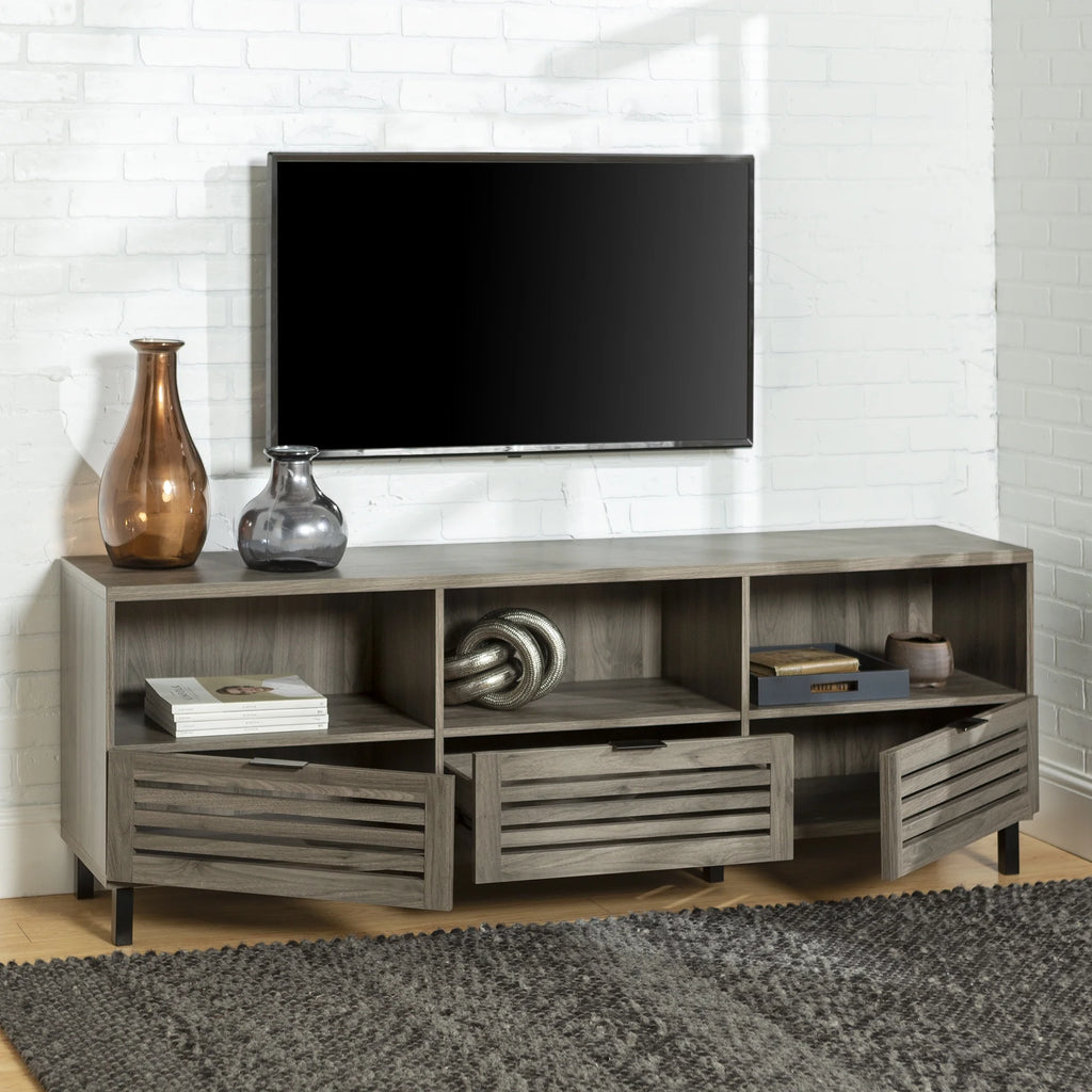 Slate Grey 3-Drawer TV Stand O592380