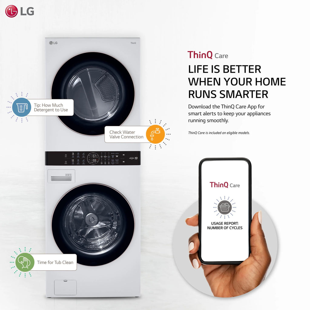 Combination Washer Electric Dryer Gray O7880