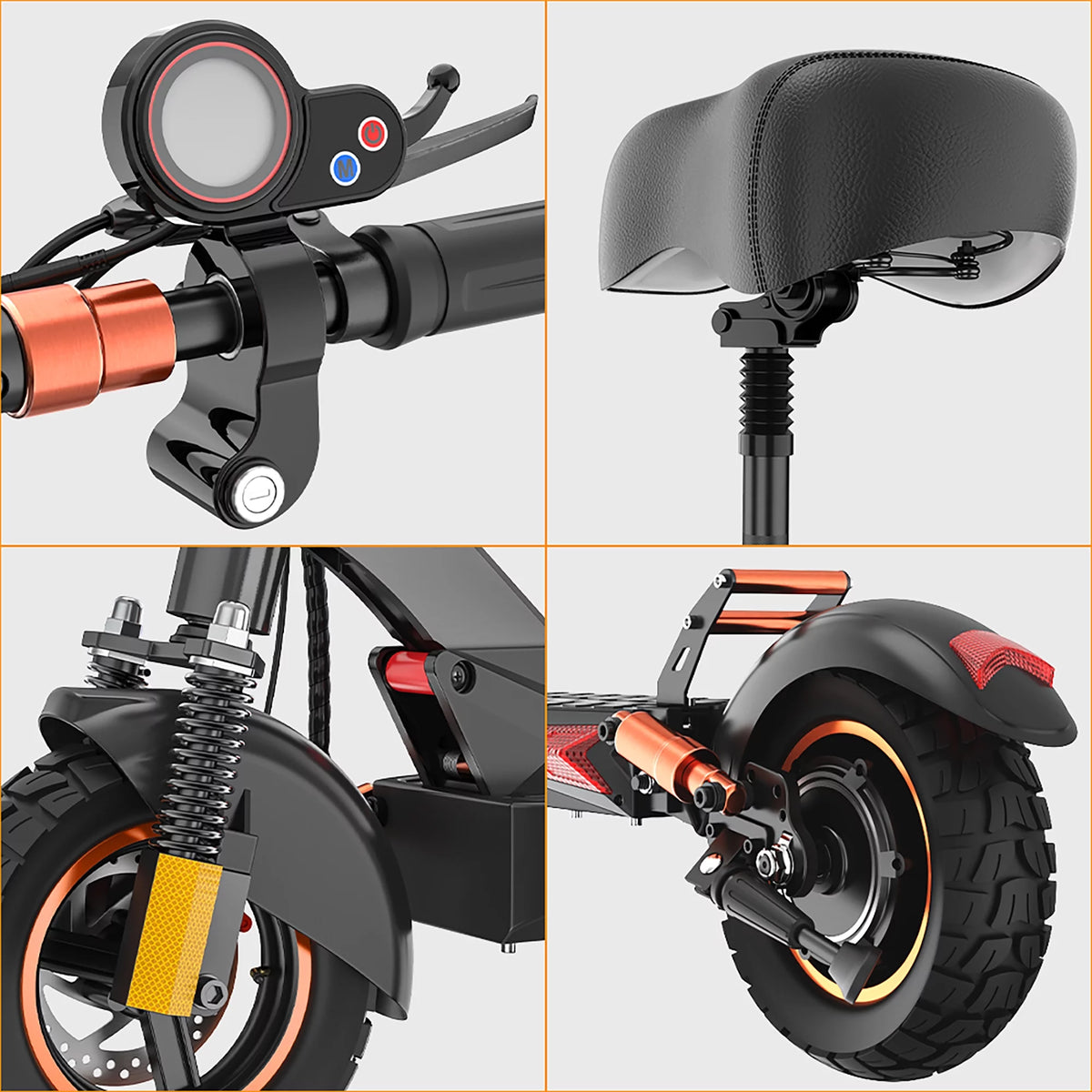 800W Folding Electric Scooter with Seat K71739