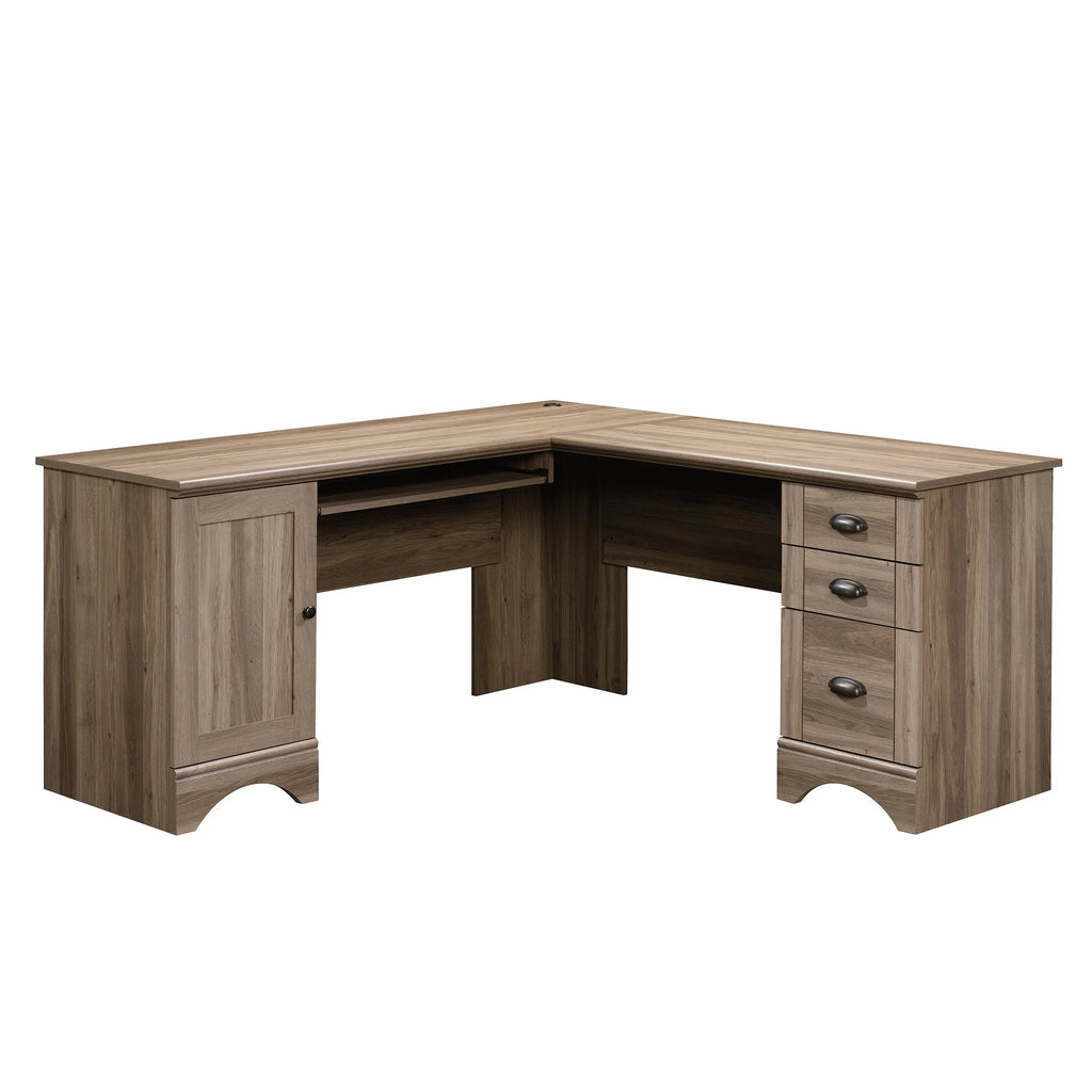 L Shaped Computer Desk with Storage P3074