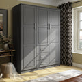 100% Solid Wood 3-Door Wardrobe Armoire K905084