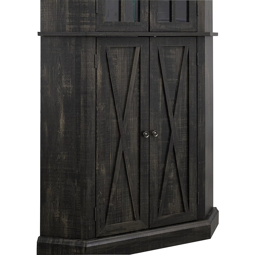Charcoal Corner Cabinet C194