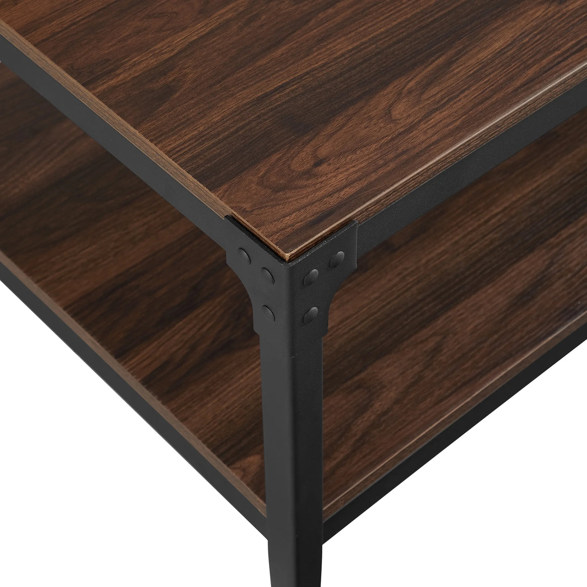 Rustic Dark Walnut Coffee Table J529970