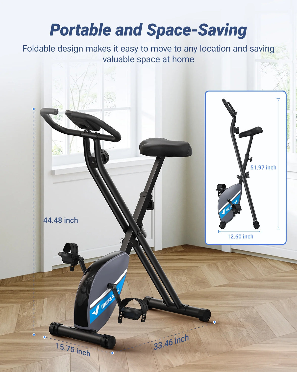 Stationary Exercise Bike Magnetic Bluetooth T137