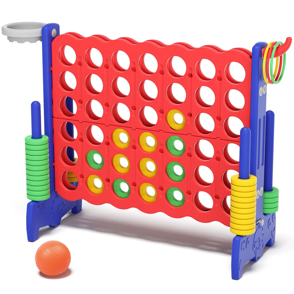Jumbo 4-to-Score Giant Game Set Blue Red S234435