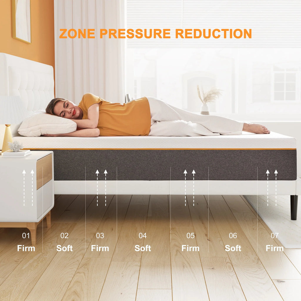 King 12 Plush Cool Gel Memory Foam Mattress R4612