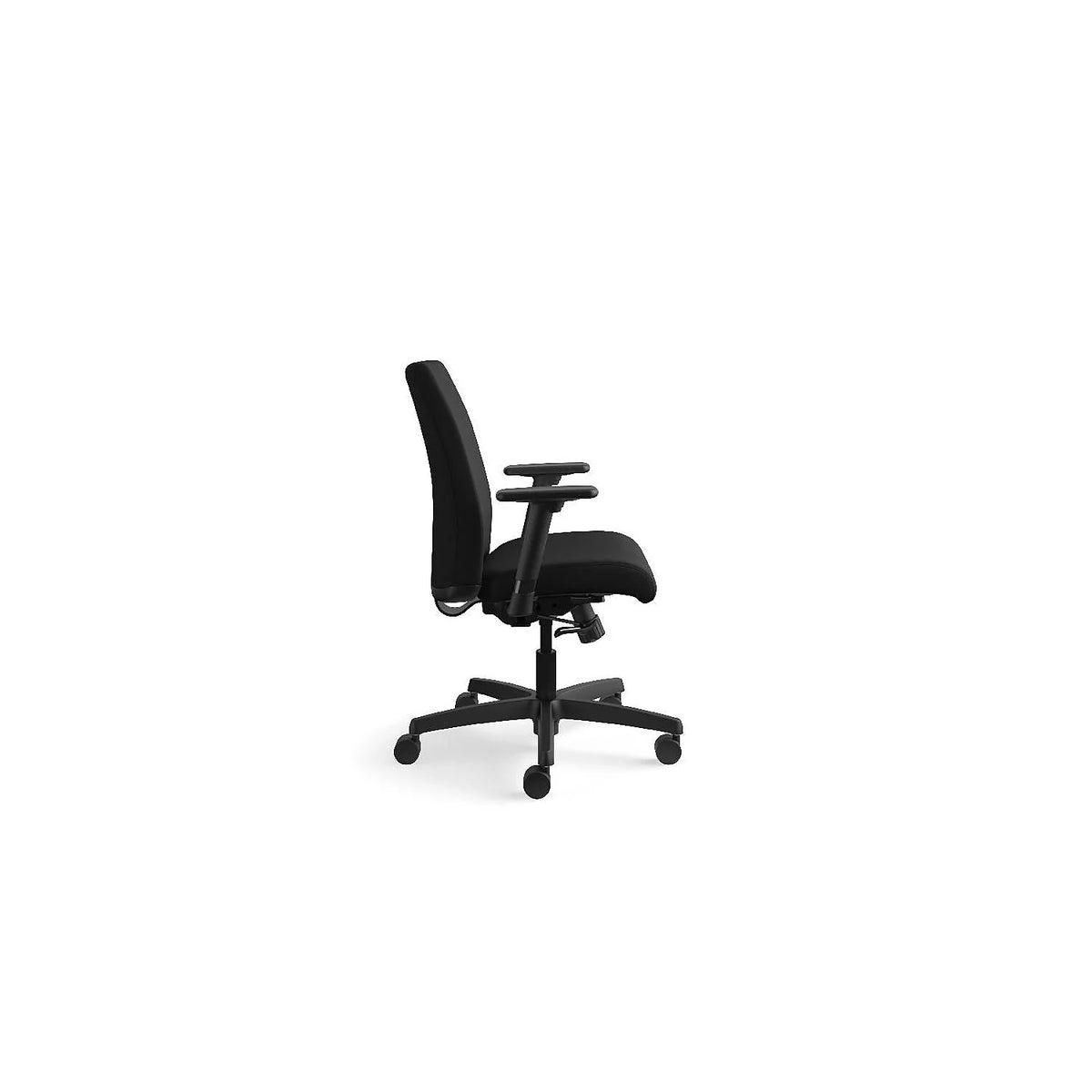 Black Fabric Low-Back Task Chair N407