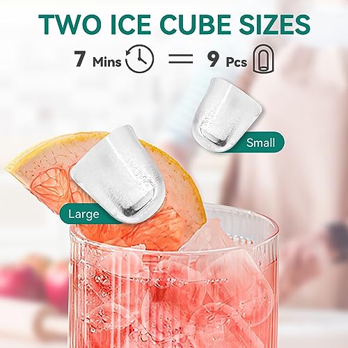 Commercial Stainless Steel Ice Maker Machine with Storage Bin T1773