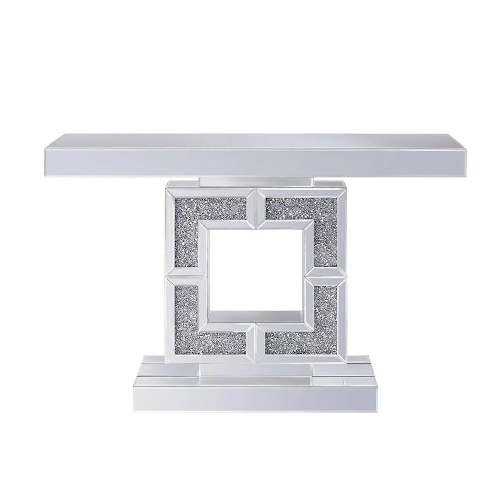 Wood and Mirror Console Table H802