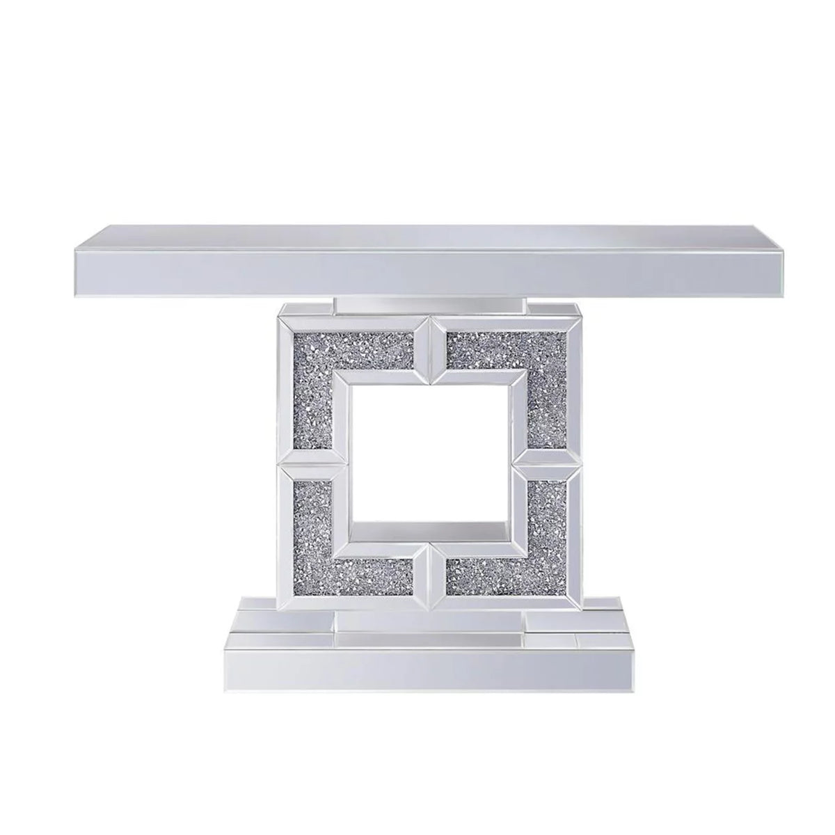 Wood and Mirror Console Table H802