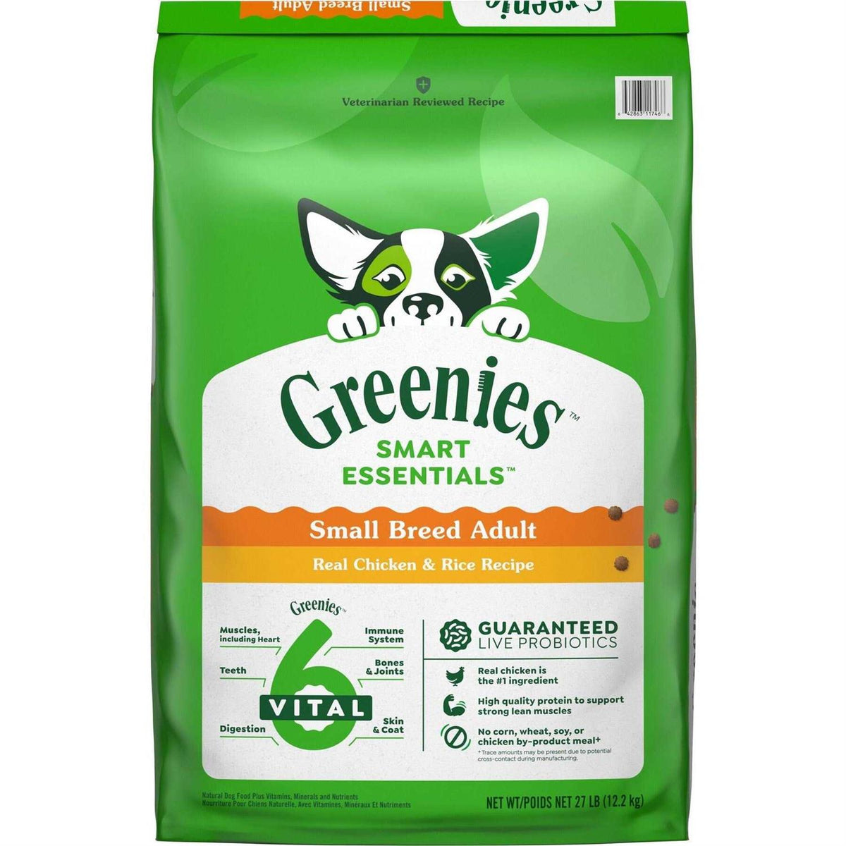 High Protein Real Chicken & Rice Dry Dog Food T550