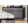 Gray Black Dresser D417993