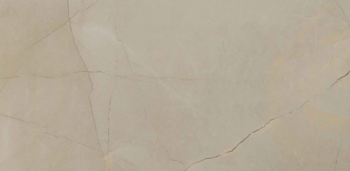 Cream 24"X48" Polished Porcelain Tile B5356