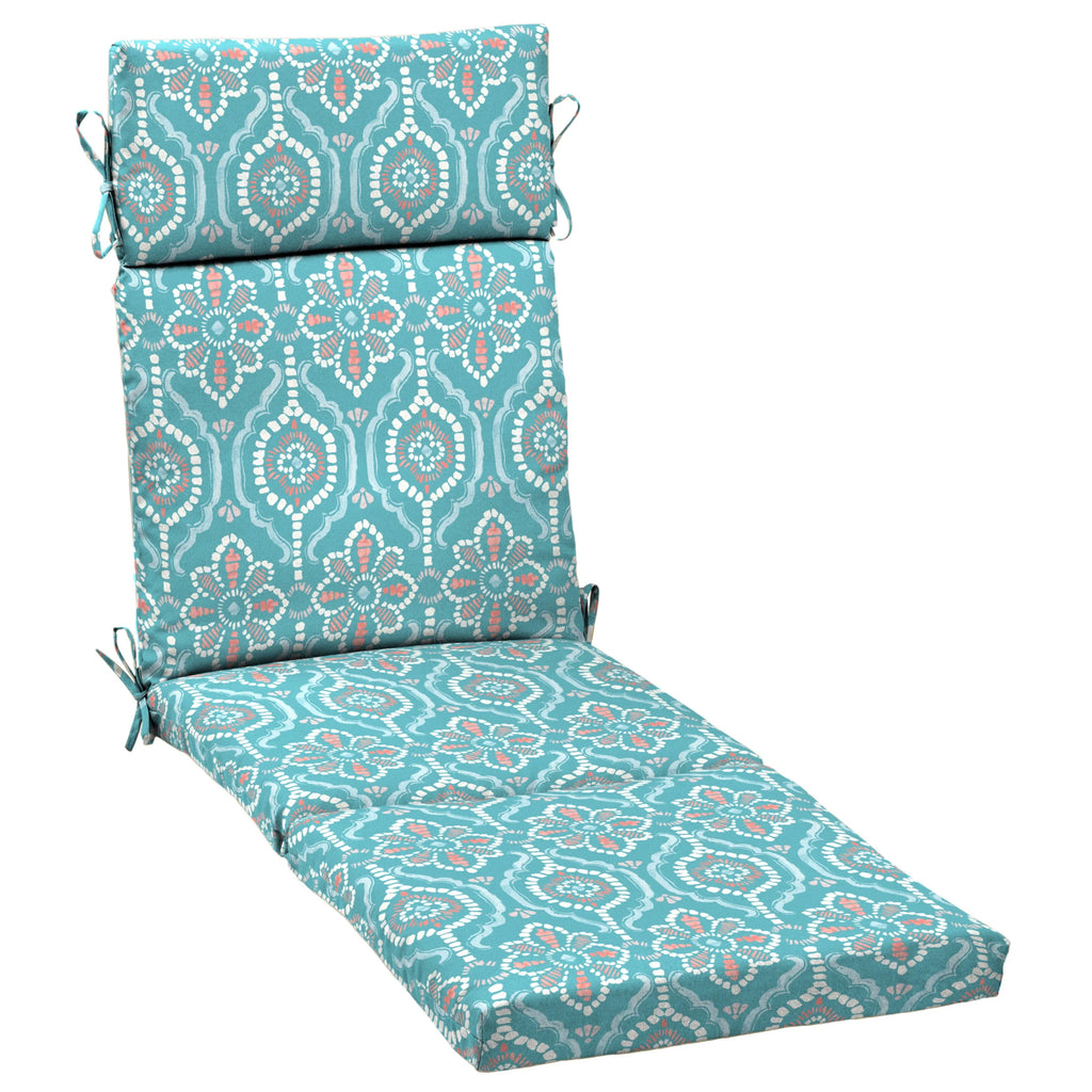 Navy Blue Stripe Chaise Lounge Cushion N117