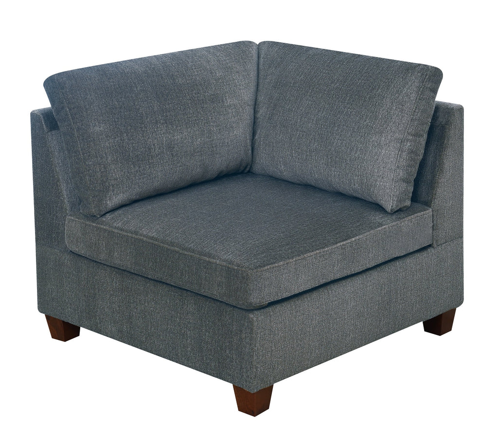 Grey Chenille 8pc Modular Sofa Set B60140