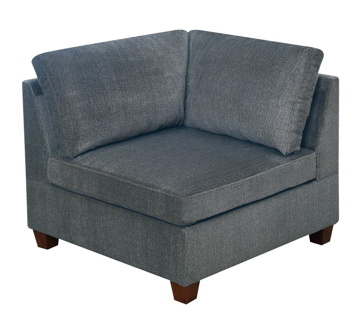 Grey Chenille 8pc Modular Sofa Set B60140