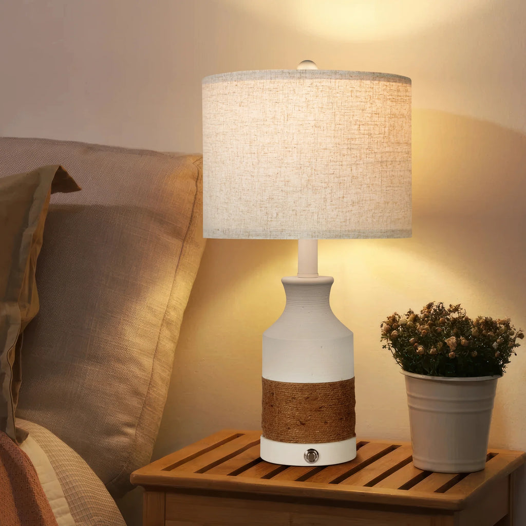 Boho Resin Table Lamp Set of 2 E913278