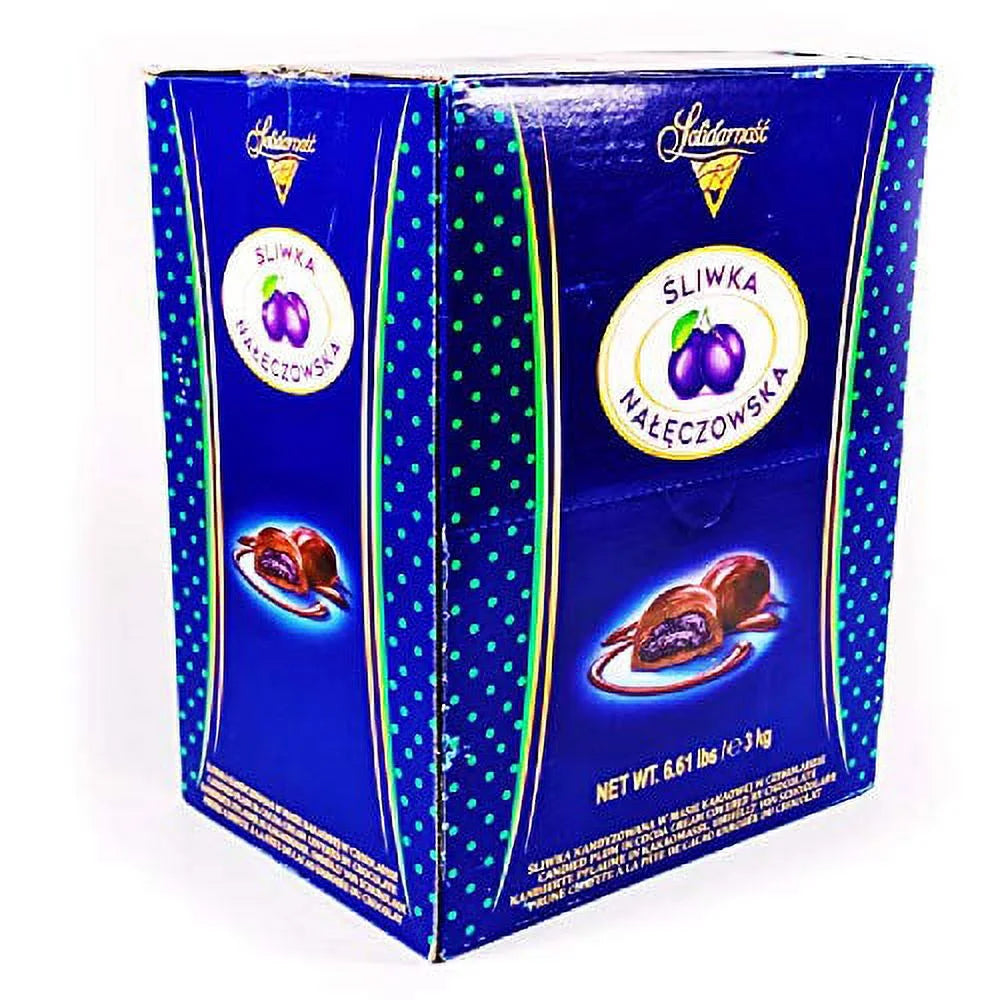 Candied Plums With Cocoa Cream And Chocolate 3 Kg K263489