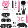 Adult Multi-Piece Bondage Couple Set Pink V661