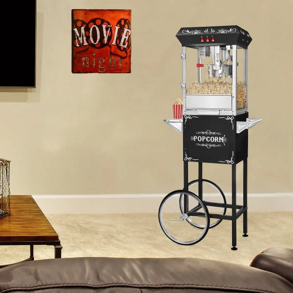 8 oz Popcorn Machine with Cart F3919