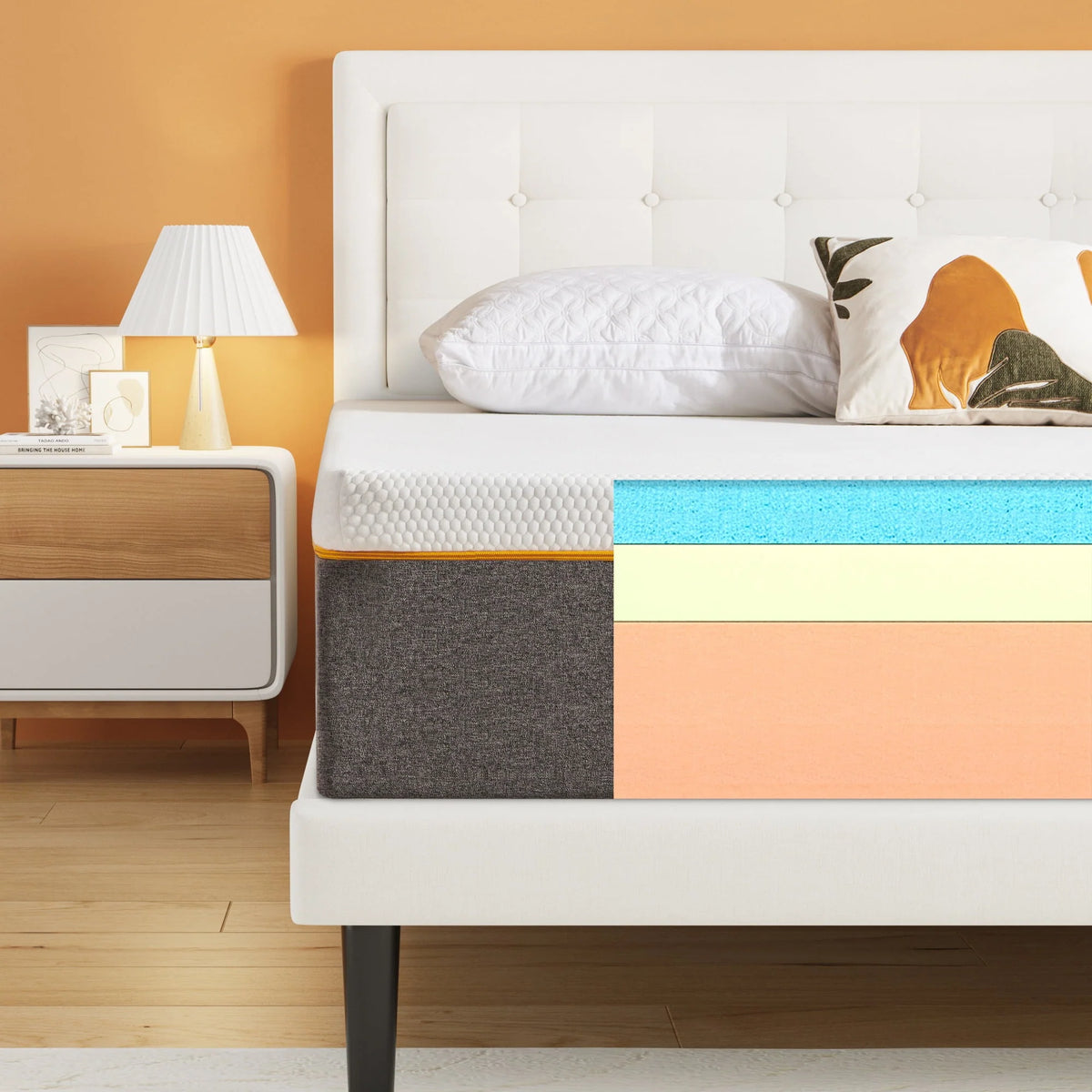King 12 Plush Cool Gel Memory Foam Mattress R4612