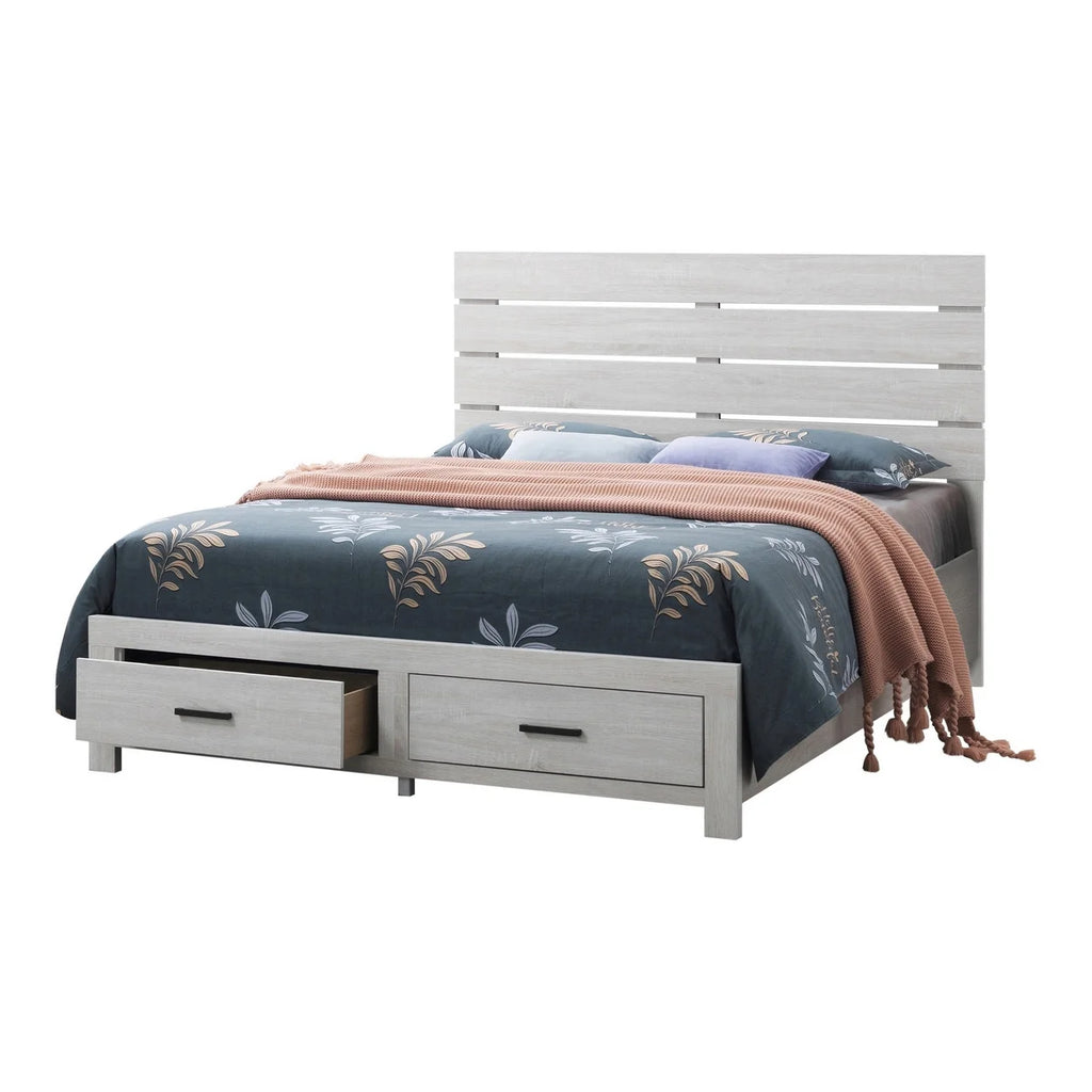 Wood King Storage Bed with 2 Drawers I5649