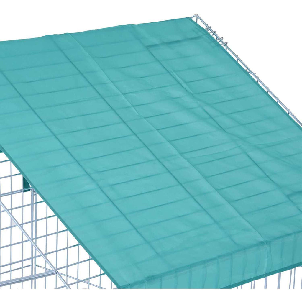 Large Galvanized Steel Outdoor Pet Hutch Enclosure S900308