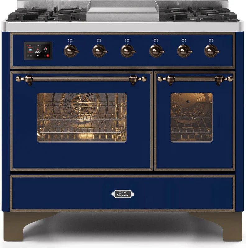 Blue Dual Fuel Propane Gas Range Y3816
