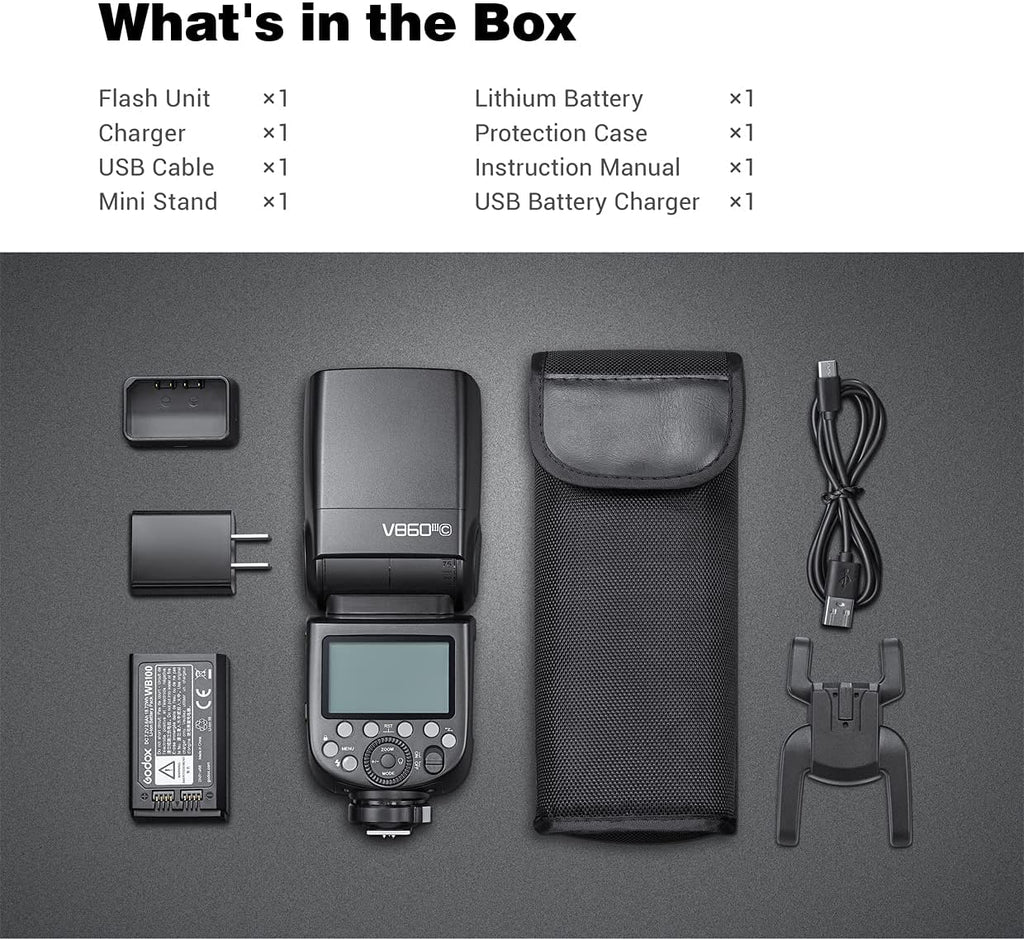 Camera Flash with Adjustable Modeling Light U2227