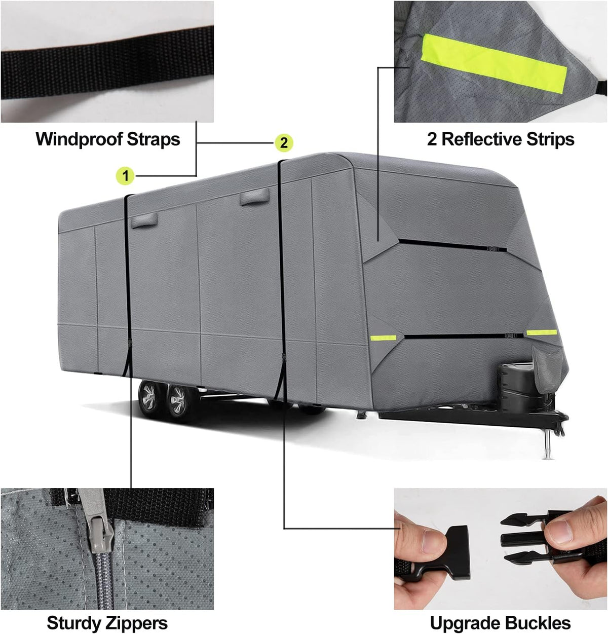 6 Layers Travel Trailer Cover G42697
