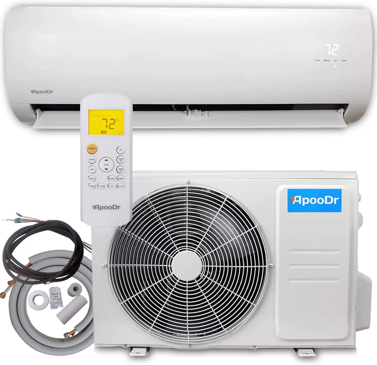 12000 BTU Mini Split Air Conditioner with Heat Pump U183
