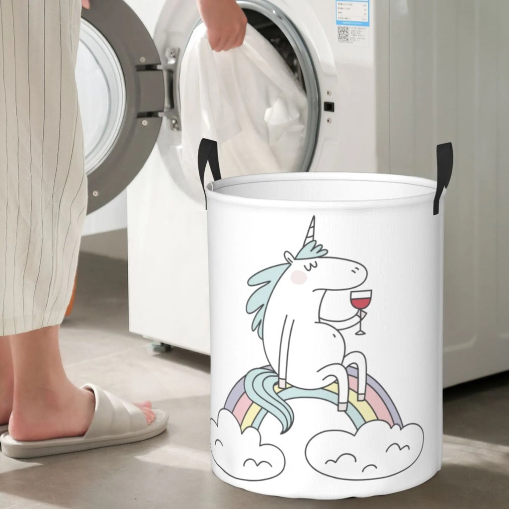 Waterproof Foldable Laundry Hamper with Handles J286129