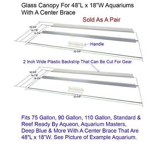 Blue Spotted Glass Canopy for Aquariums R55736