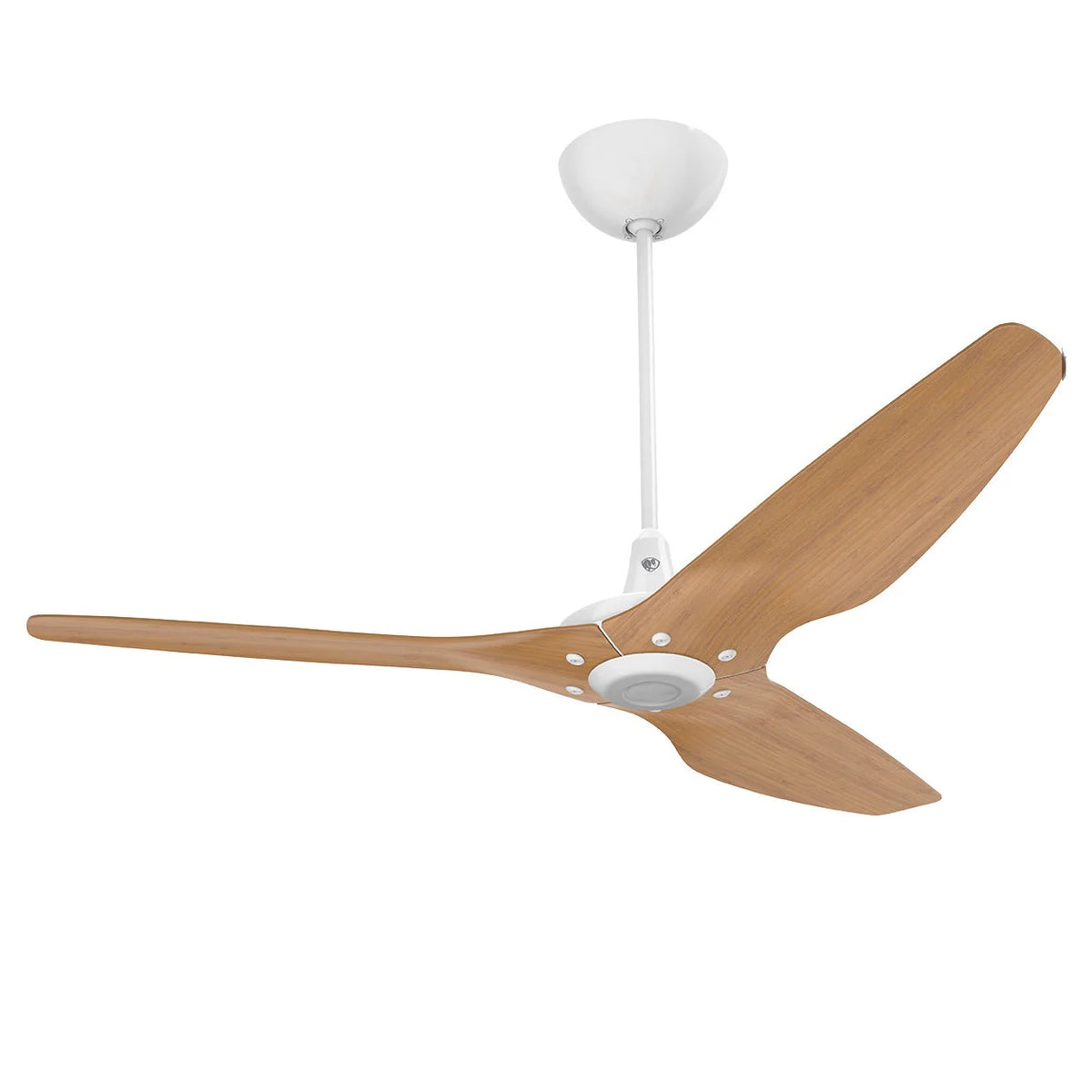 60 Ceiling Fan with Bamboo Blades and White Finish Q465188