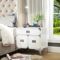 Lacquer Finish 3 Drawer Nightstand O6684