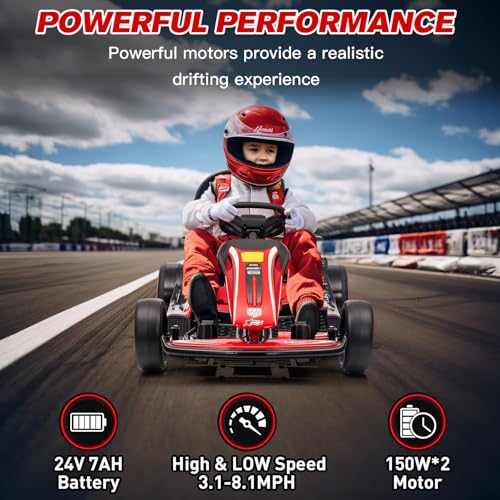 24V Battery Powered Electric Go Kart with Safety Belt L801239