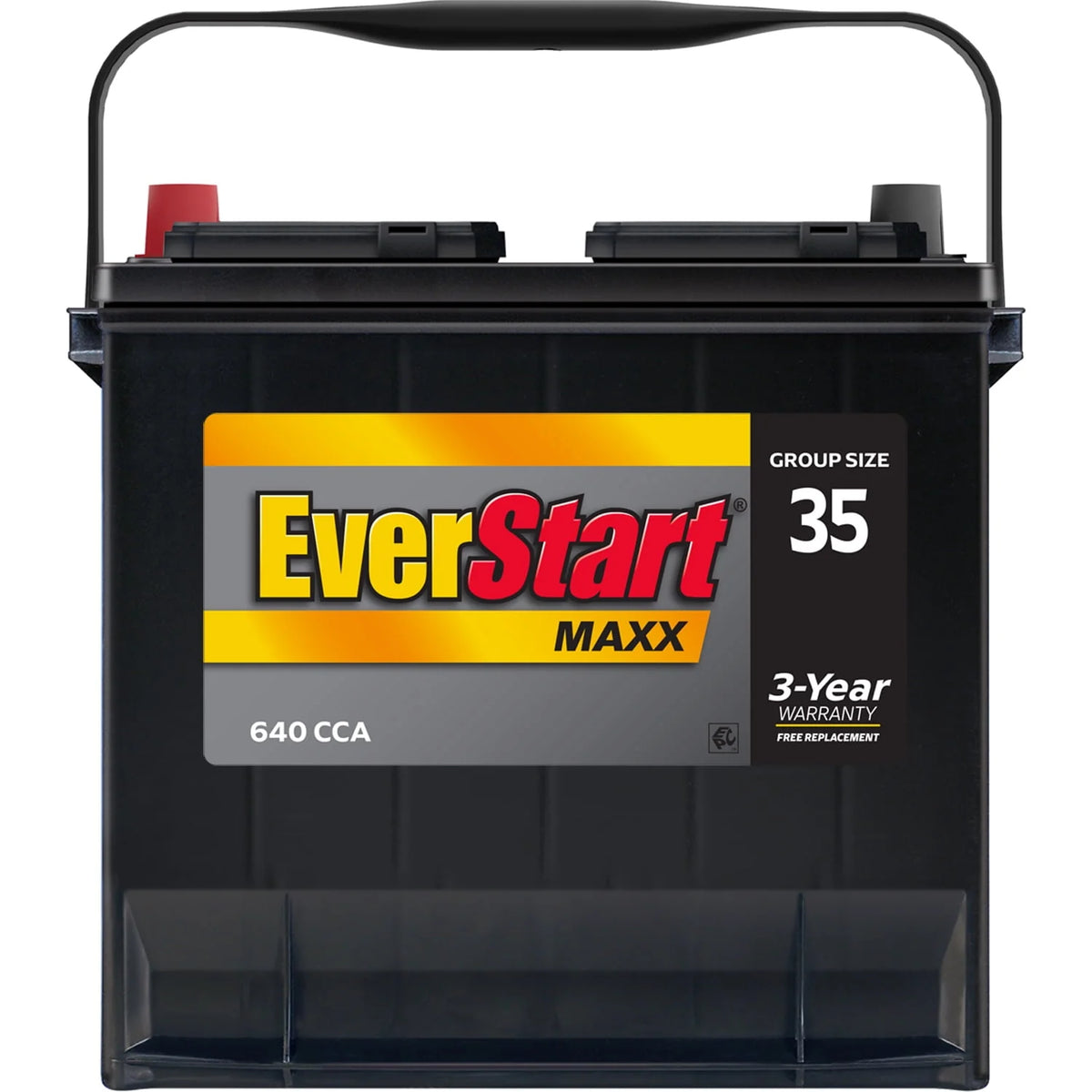 Lead Acid Automotive Battery Group Size 35 12 Volt 640 CCA C5170