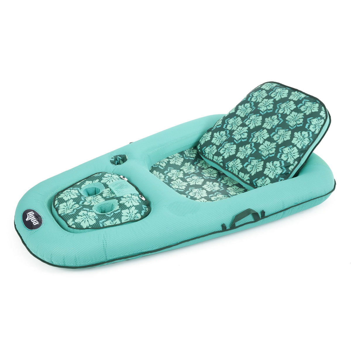 2 in 1 Inflatable Pool Water Lounger, Floral (2 Pack) P184