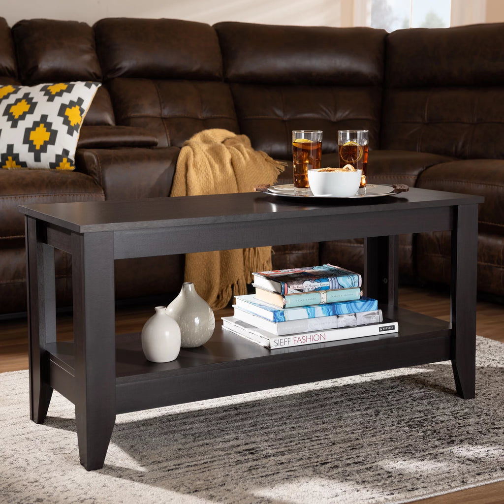 Wenge Finished Wood Coffee Table B284