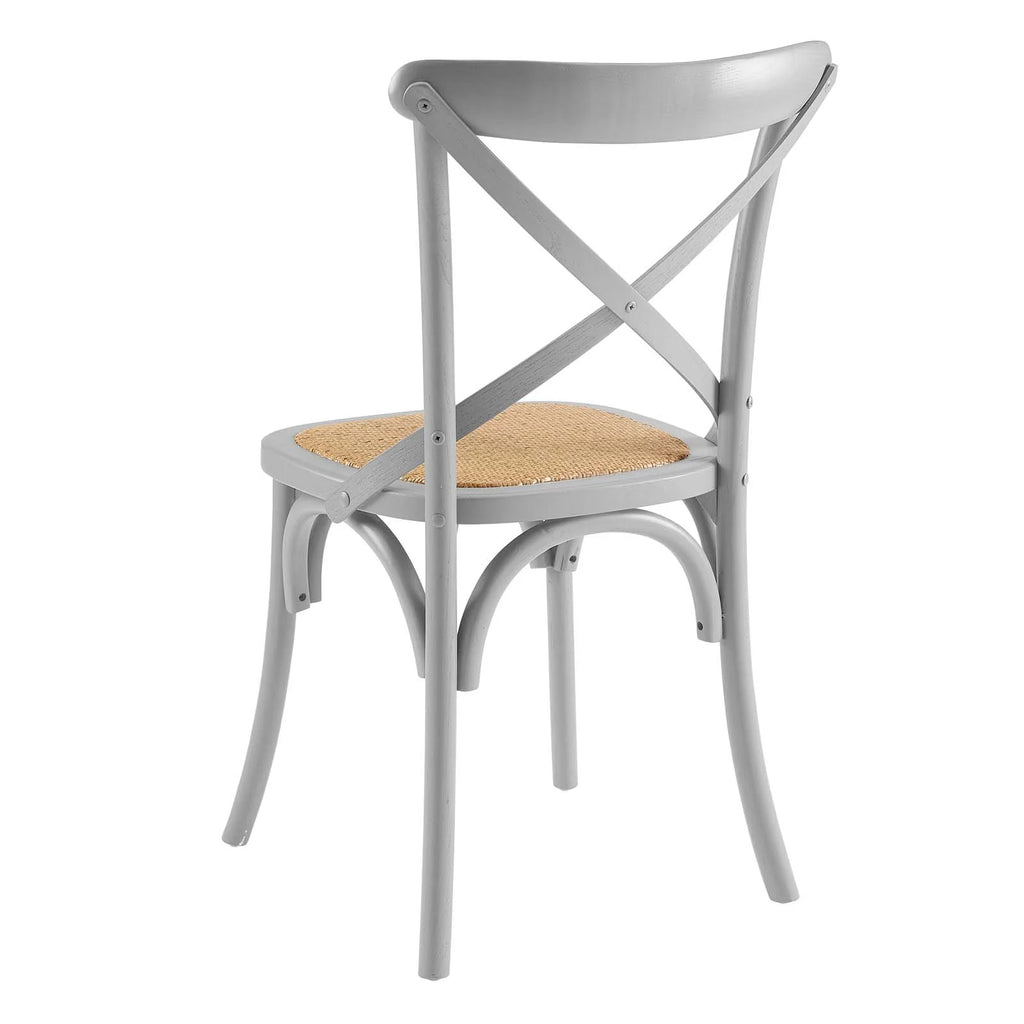 Light Grey Wood Dining Chair V58564